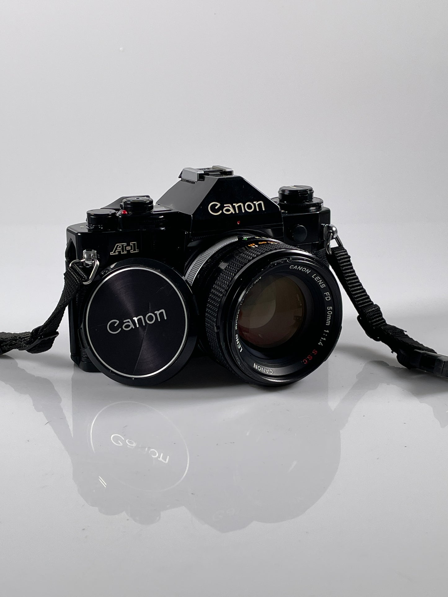 Canon A-1 35mm SLR Film Camera + FD 50mm F1.4 SSC