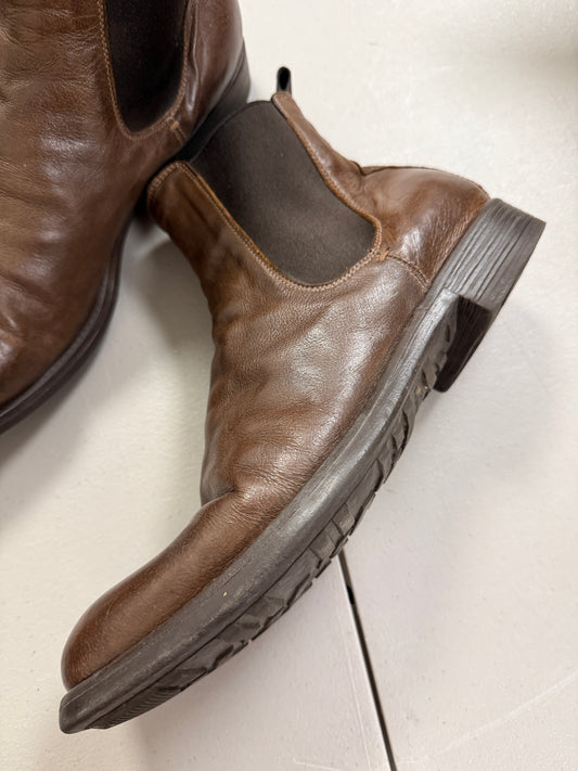 Officine Creative Chelsea Boots Brown Size 45 Euro / 12 US