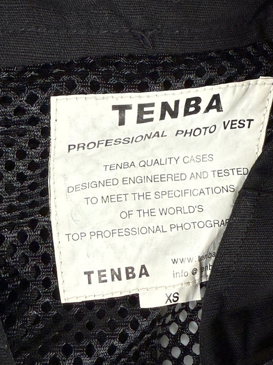 Tenba Vest Men's XS Black Professional Photography Vented Outdoor Photo