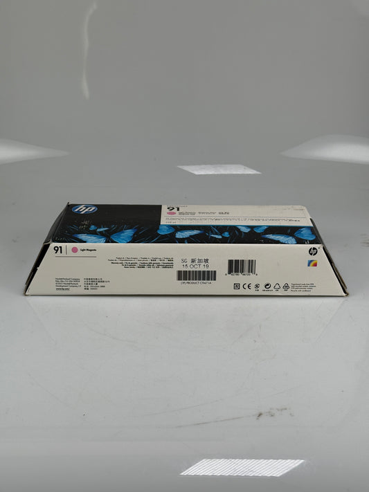 Genuine HP 91 Matte Black Ink Cartridge C9464A 10/2019