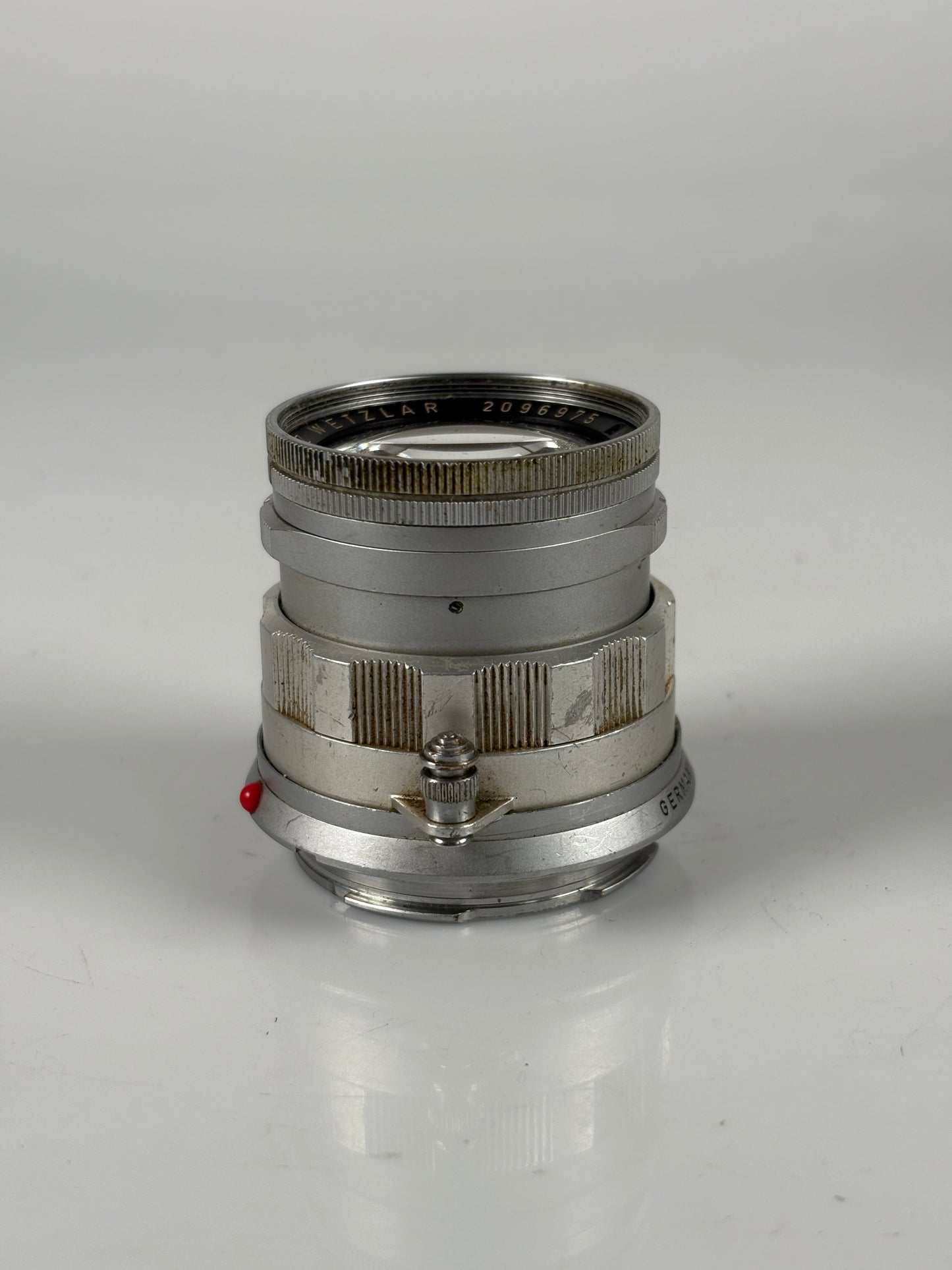 Leica Leitz Wetzlar Summicron-M 50mm f2 Lens Rigid