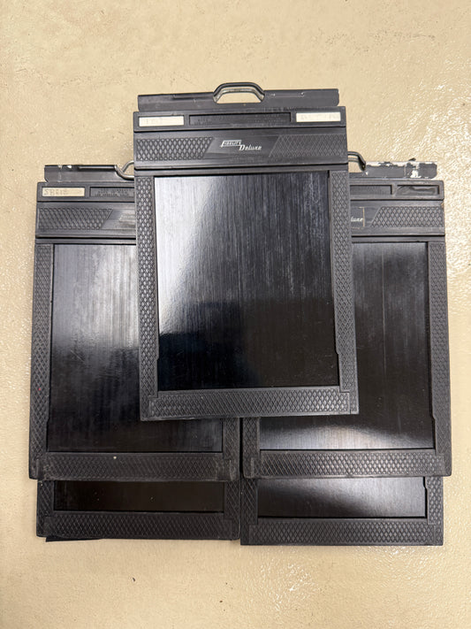 Fidelity Deluxe 4x5 Cut Sheet Film Holder Plastic LOT of 5