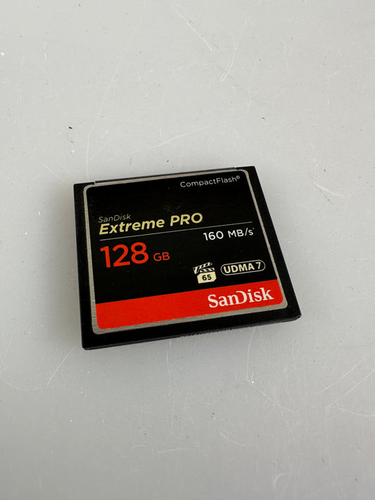 SanDisk Extreme Pro 128GB 160MB/s UDMA 7 CF Compact Flash Camera Memory Card