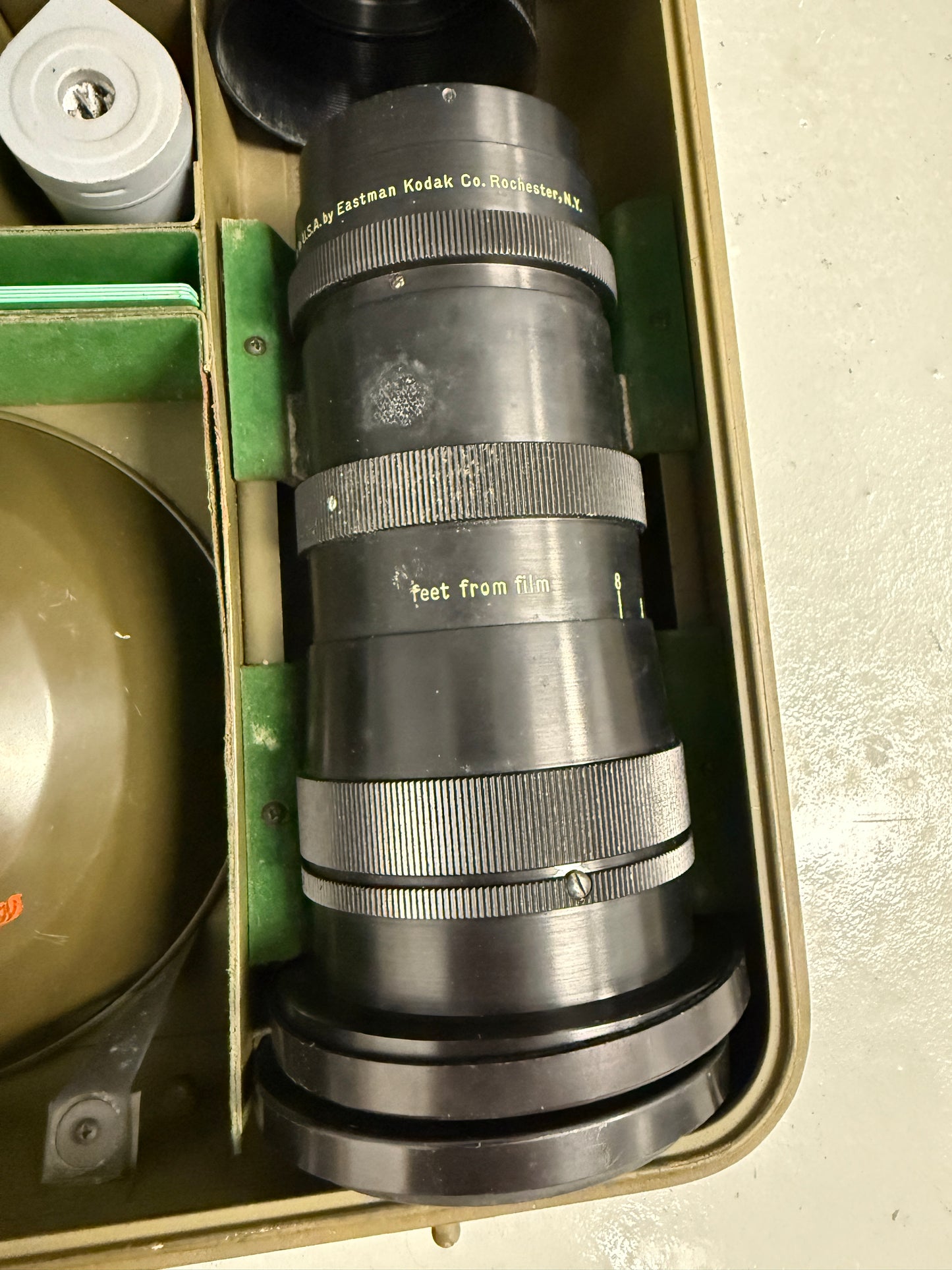 GRAFLEX SIGNAL CORPS U.S ARMY CAMERA KE-4 (1), EKTAR 4IN/ 8IN