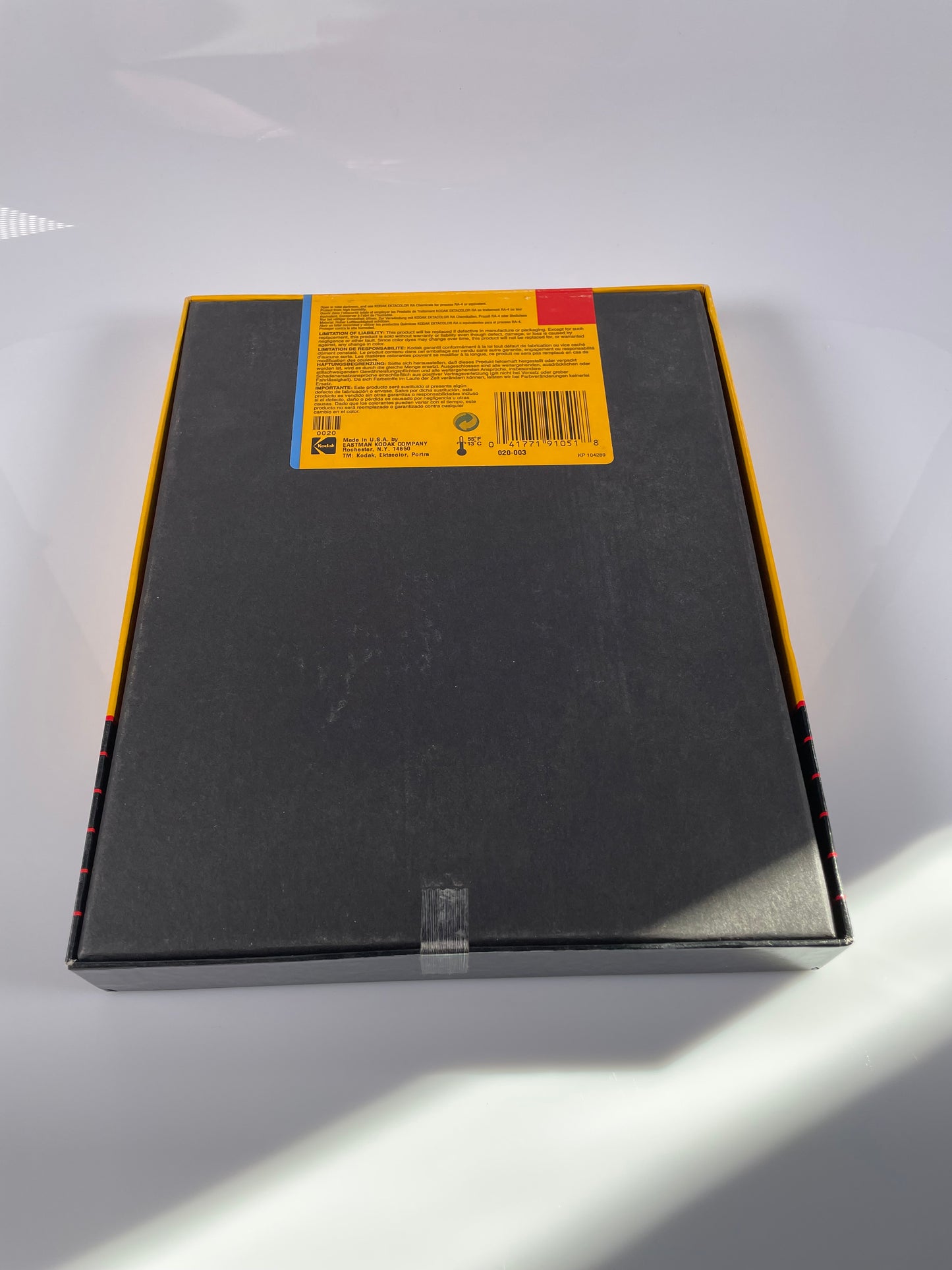 Kodak Ektacolor Portra II Color Printing Paper 100 Sheets 8x10 Sealed 2839