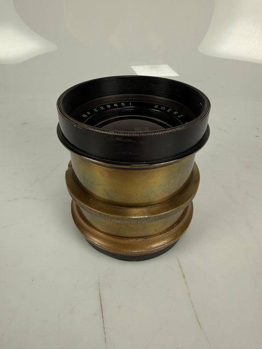 Goerz Dagor Focus 14 inch f7.7 Brass barrel Lens