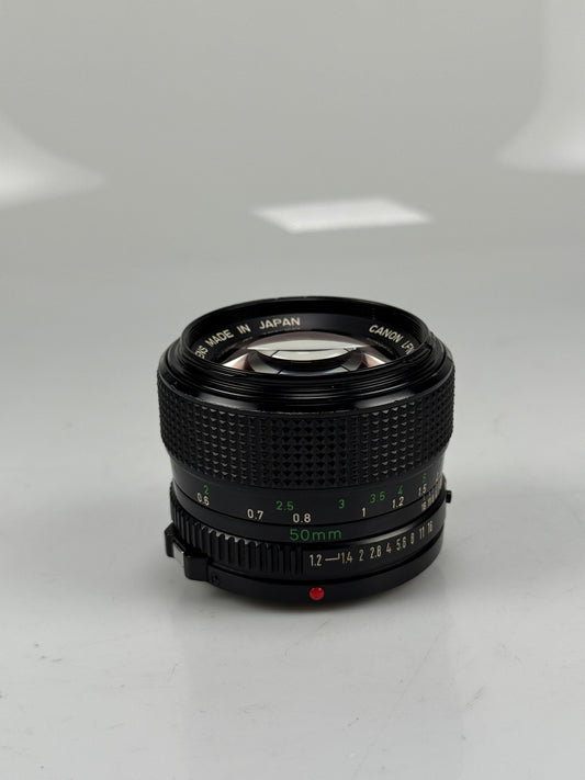 Canon FD 50mm f1.2 Lens