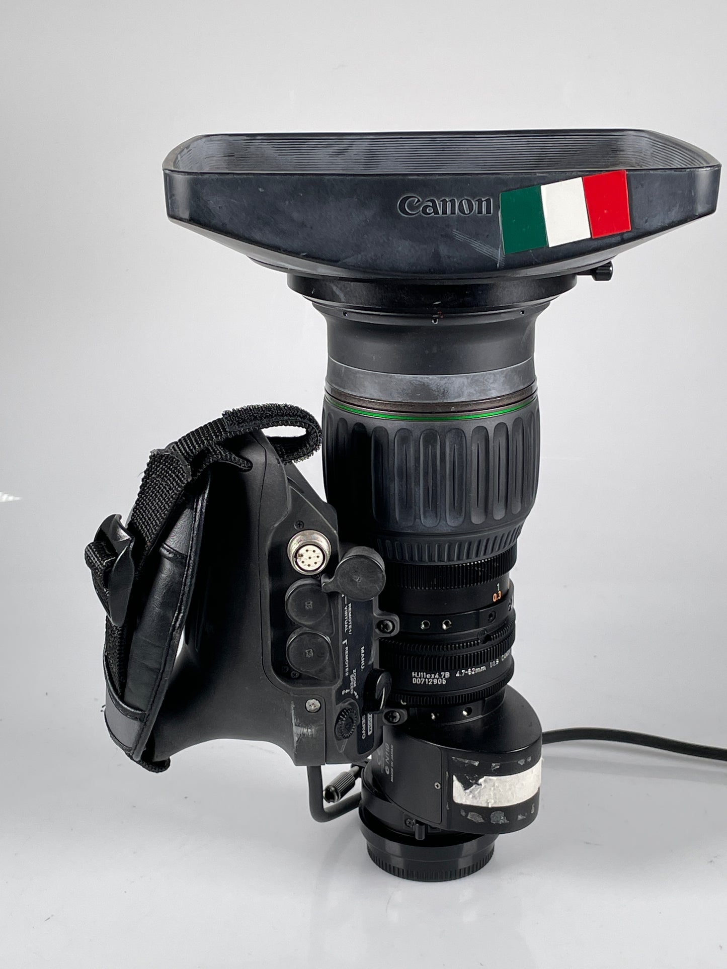 Canon HJ11ex4.7B IRSE HDXS 2/3" HD ENG Broadcast Servo Lens w/ 2x 4.7-52mm f1.9