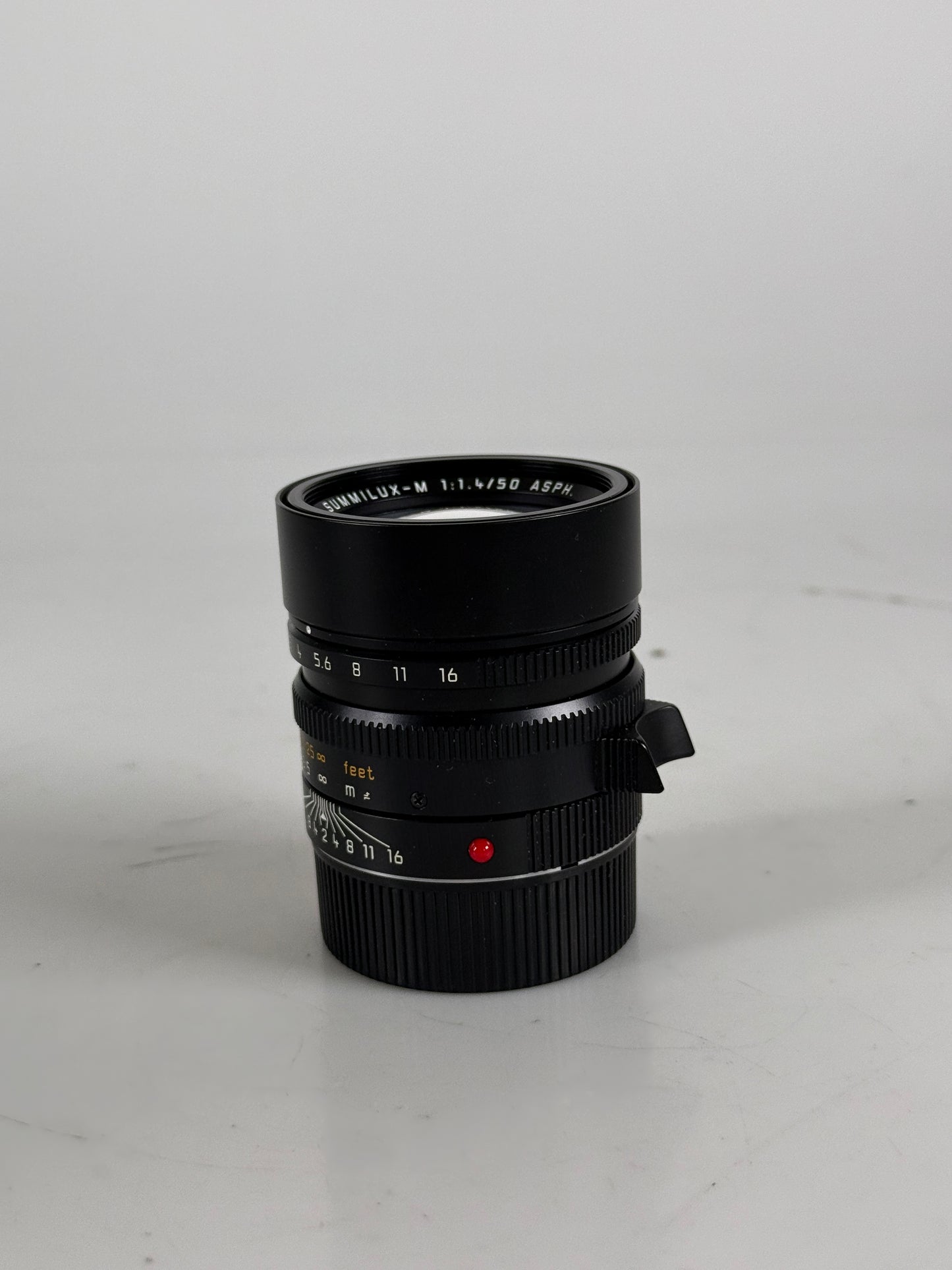 LEICA 50MM SUMMILUX-M F1.4 ASPH 6BIT BLACK LENS 11891