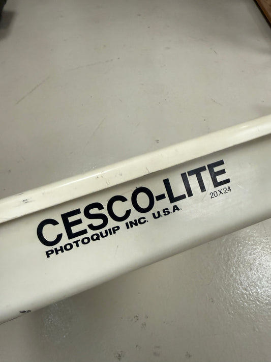 Rare Cesco-Lite 20x24 Developing Tray Darkroom
