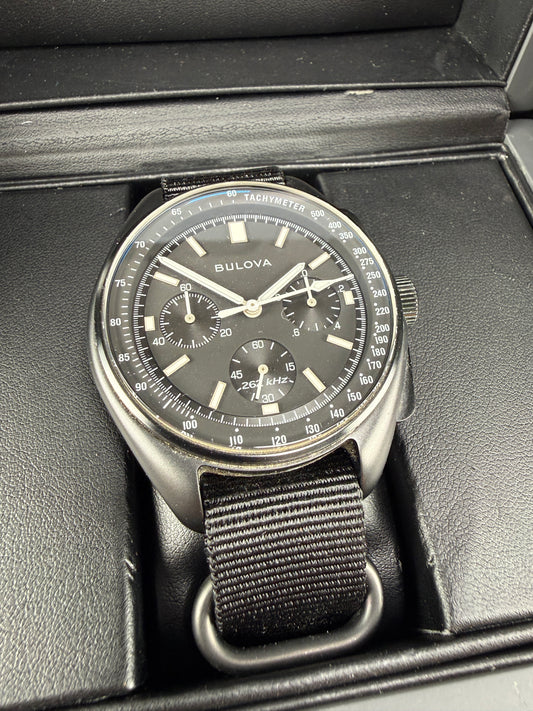 Bulova Apollo 15 July 26th 1971 Men’s Space Special Edition Watch 98A186