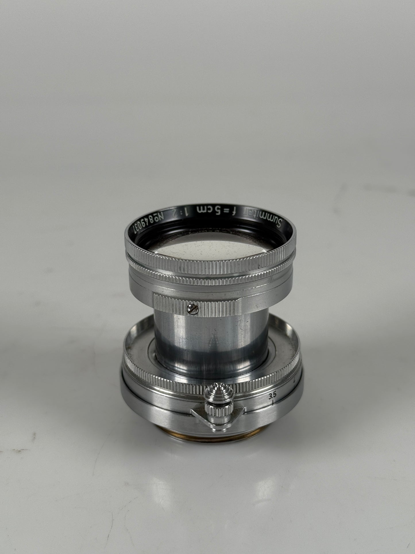 Leica Summitar 5cm f2 Ltm screwmount rangefinder lens Chrome