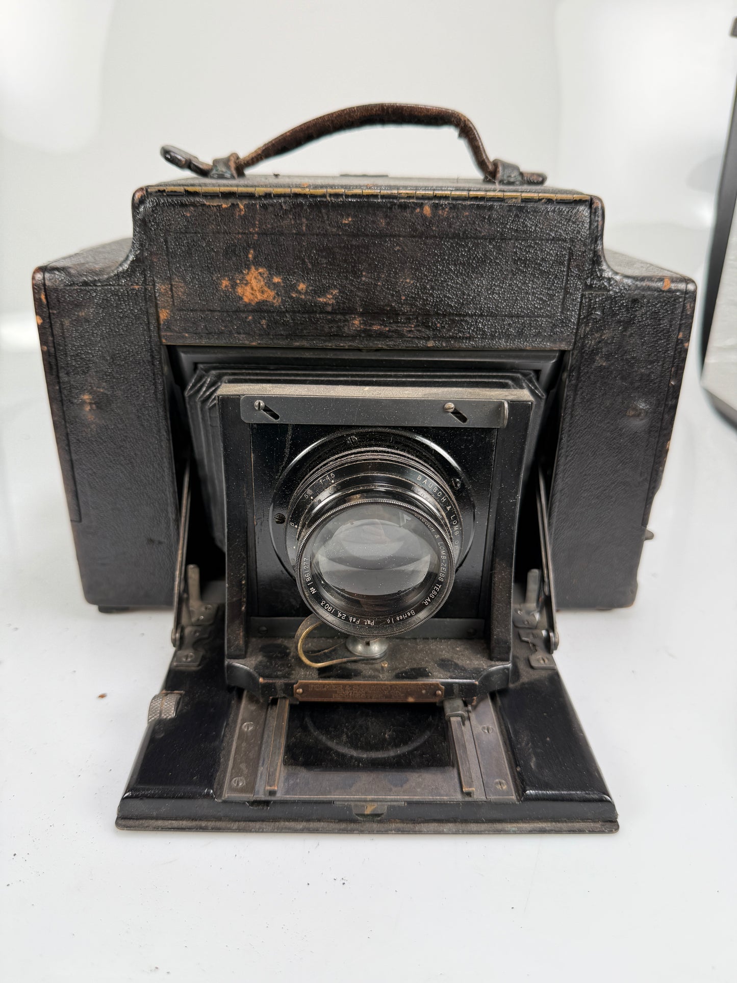 Graflex 3A Bellows Camera with Bausch Lomb Zeiss tessar 5x7 lens