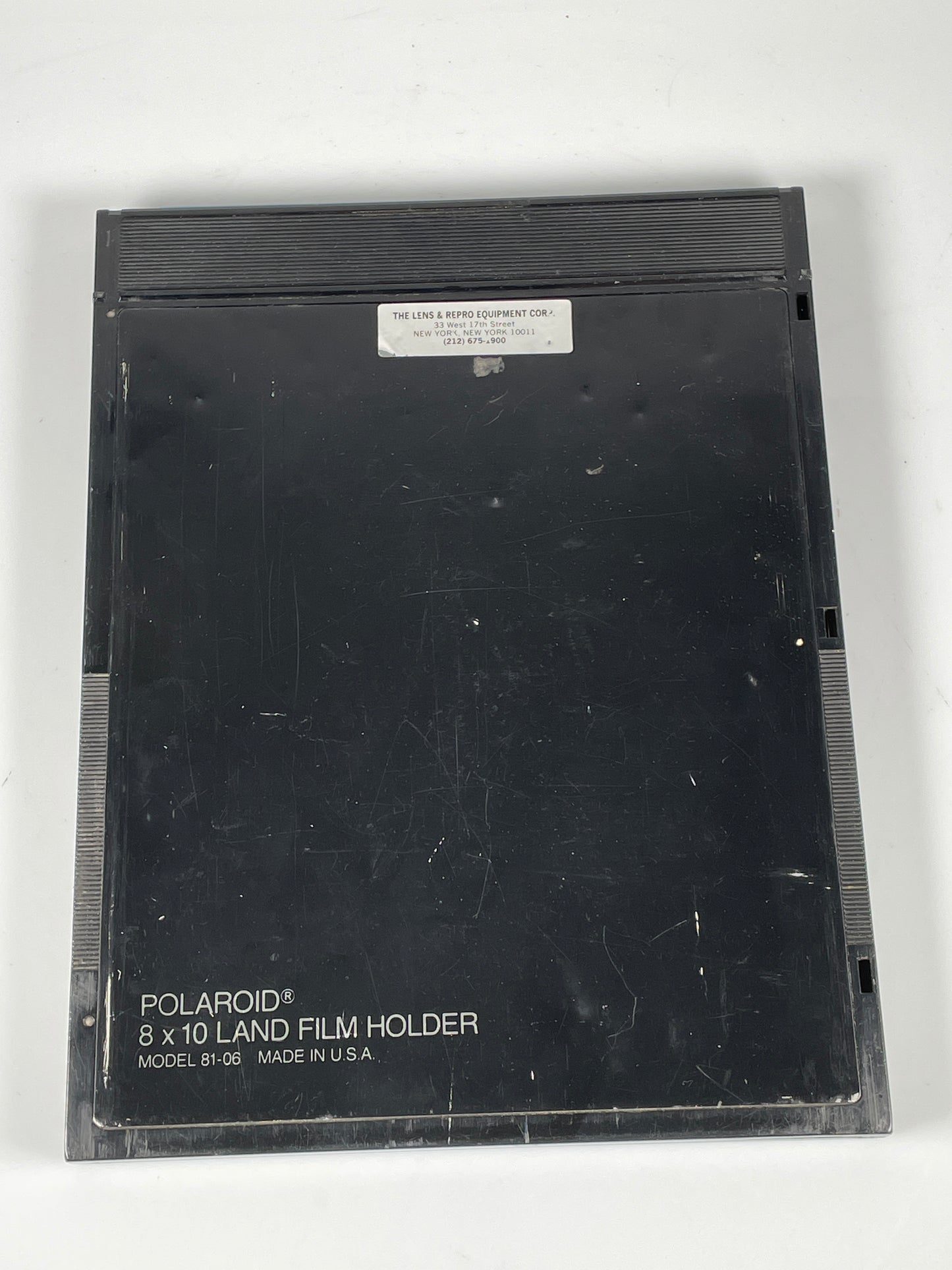 Polaroid 8x10 Land film holder model 81-06 for processor