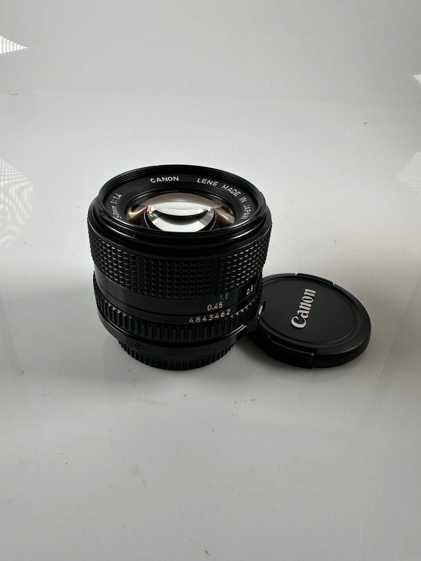 Canon FD New 50mm f1.4 MF prime Lens
