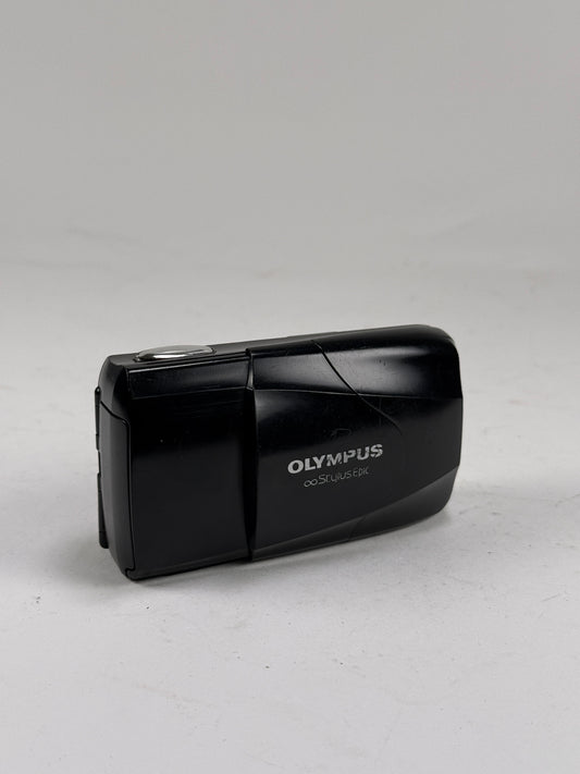 Olympus Stylus Epic 35mm point and shoot p&s film camera 35mm f2.8 black