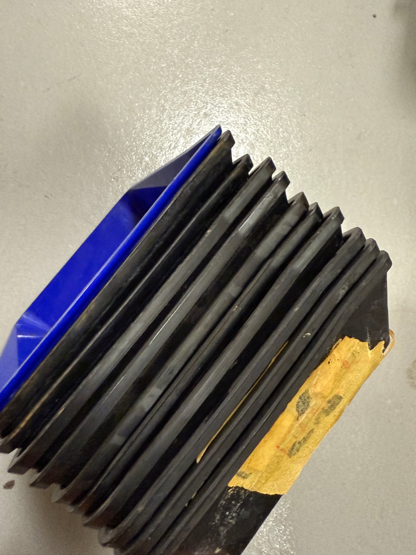 Yankee and Ace Hard rubber Developing darkroom printing Trays Set of 11 for 5x7 Prints