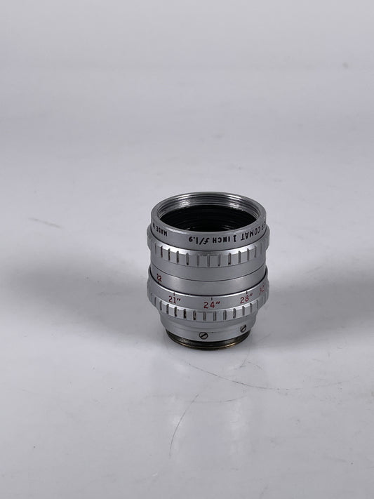 Bell & Howell Super Comat 1 Inch 25mm f1.9 C-Mount 16 mm Cine Camera Lens