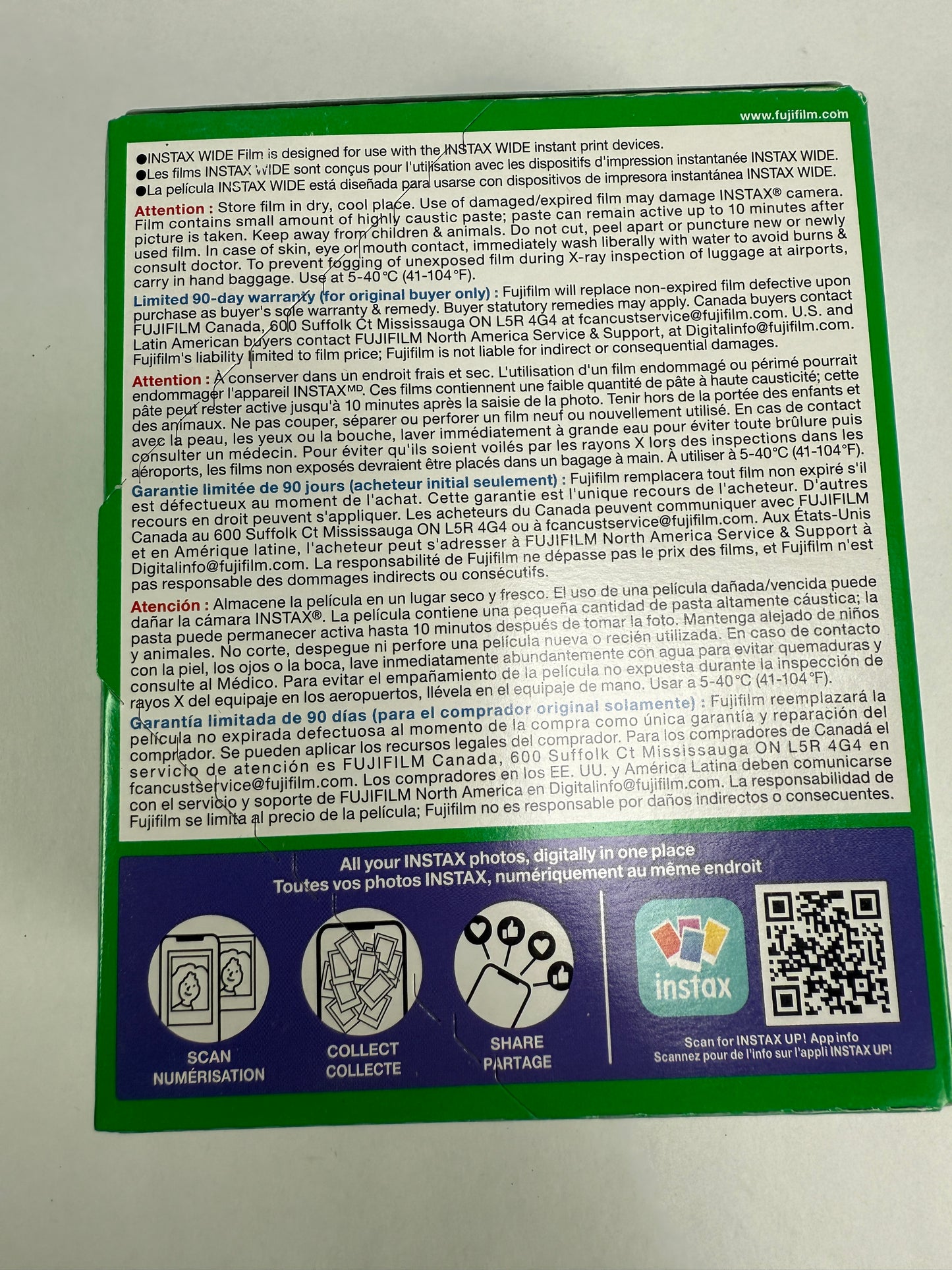 Fujifilm Instax Wide Film - 20 Exposures - 2025