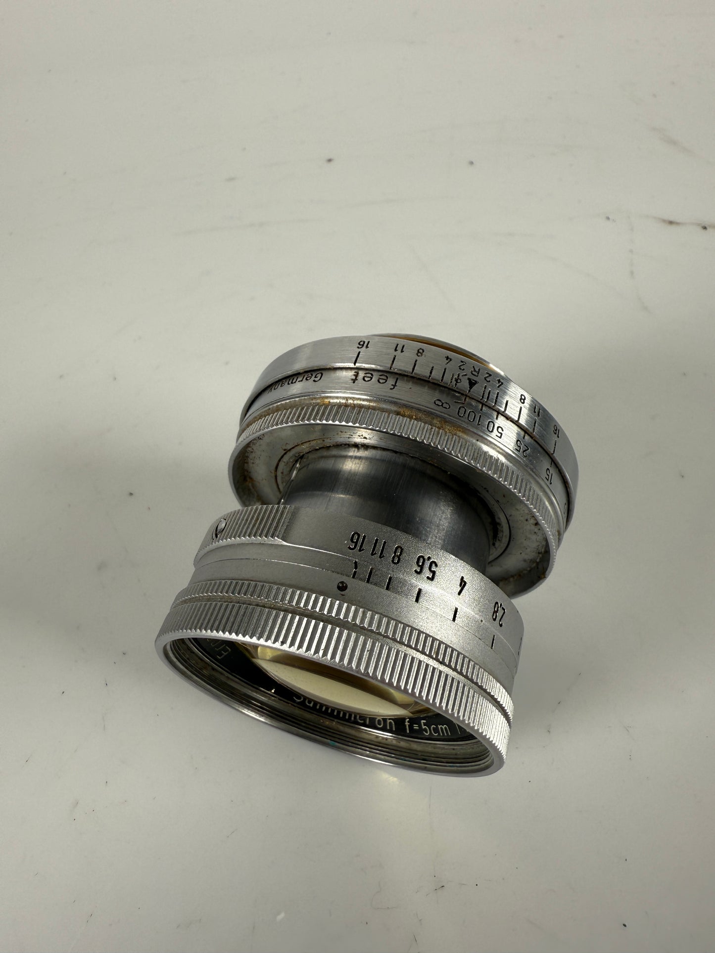Leica 50mm f2 Summicron Radioactive L39 LTM Screwmount Rangefinder Lens 104xxxx