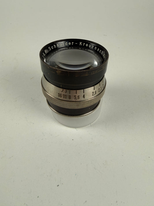 Schneider 8cm (80mm) f2 Xenon Lens "Night Exakta" M40 Screw Mount