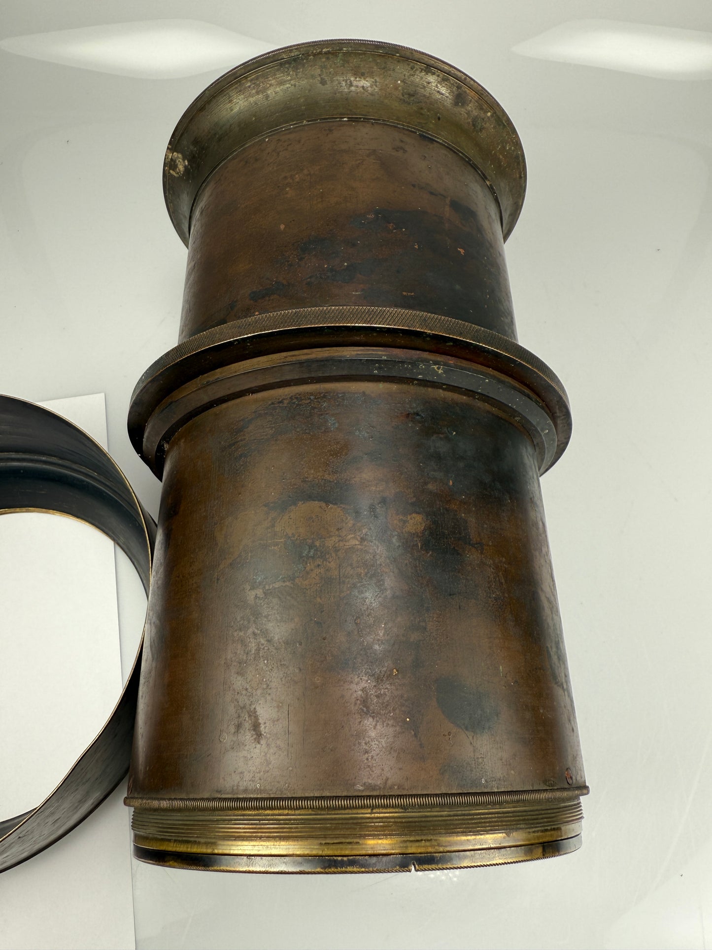 Holmes Booth Haydens early brass camera lens Large SN 6213