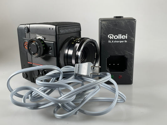 Rollei Rolleiflex 6006 Body & HFT Planar 80mm F2.8 Lens, 120 Film Magazine