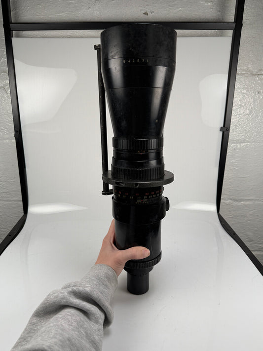 Pentacon 500mm f5.6 Super Telehpoto Lens converted to Arri standard mount