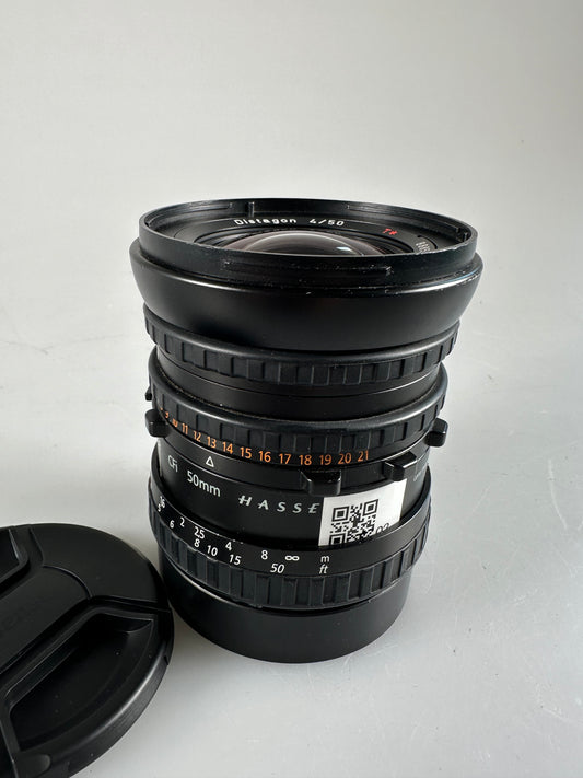 Hasselblad 50mm f4 Zeiss Distagon CFi FLE T* Lens