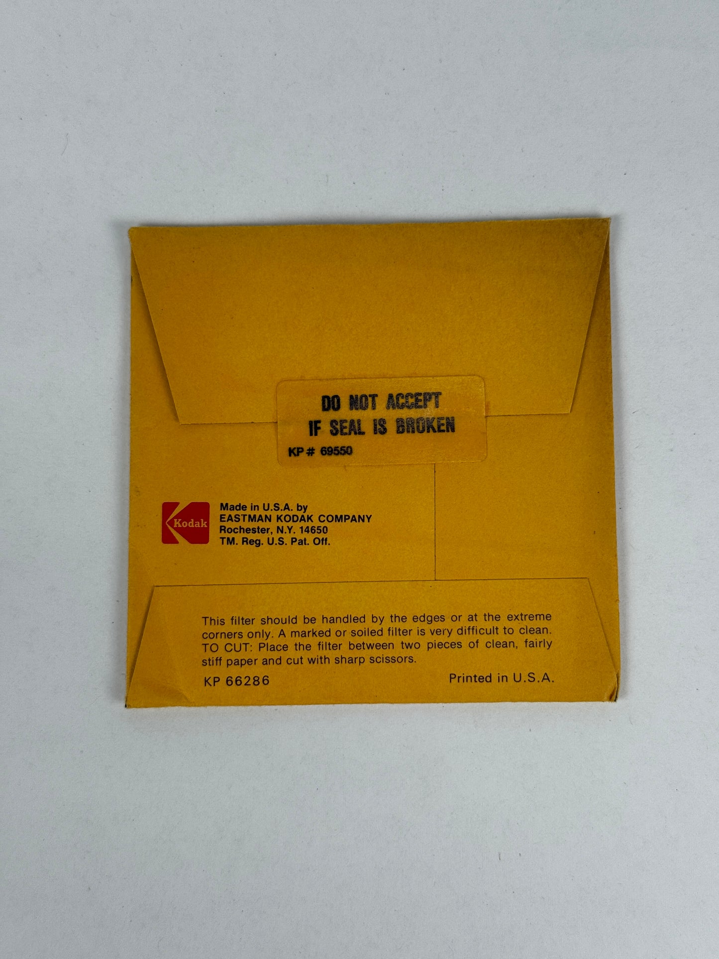 Kodak Wratten 87 IR Infrared filter 75x75mm sealed