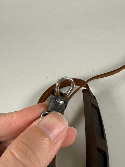 Leica Genuine Original M3 M2 Camera Leather Neck Strap w/ Shoulder Pad