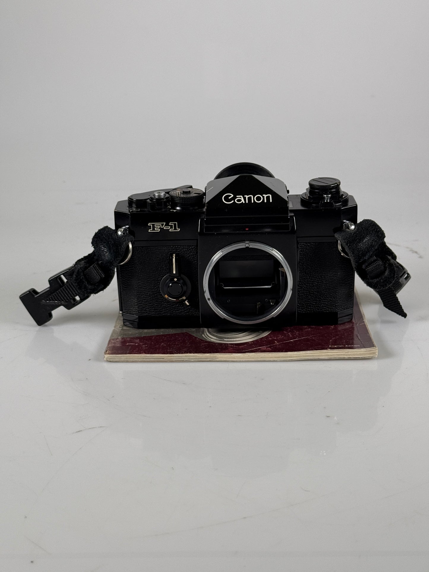 Canon F-1 Black 35mm SLR Film Camera Body