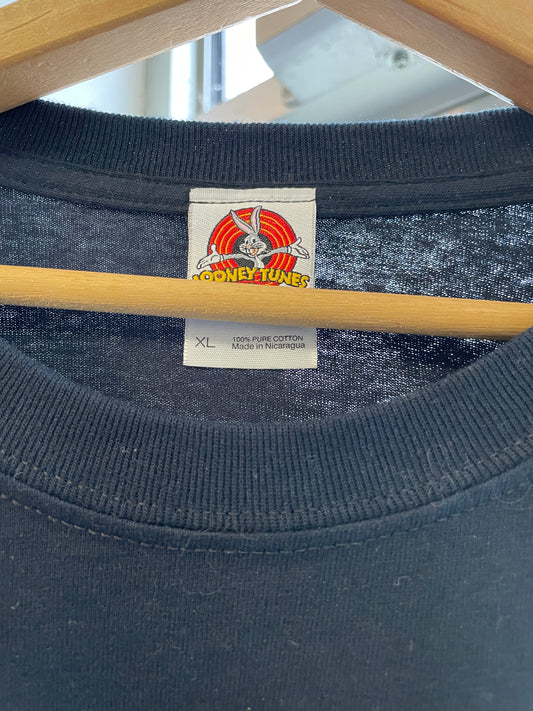 Vintage Black Shirt Bugs Bunny Looney Tunes Size XL Mens