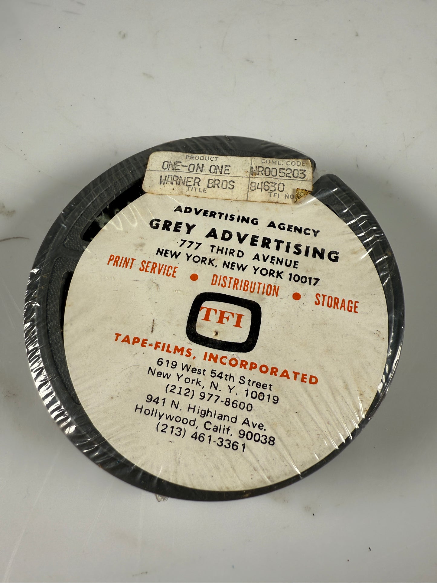 Warner Brothers One on One movie commercial trailer 16mm TV Spot