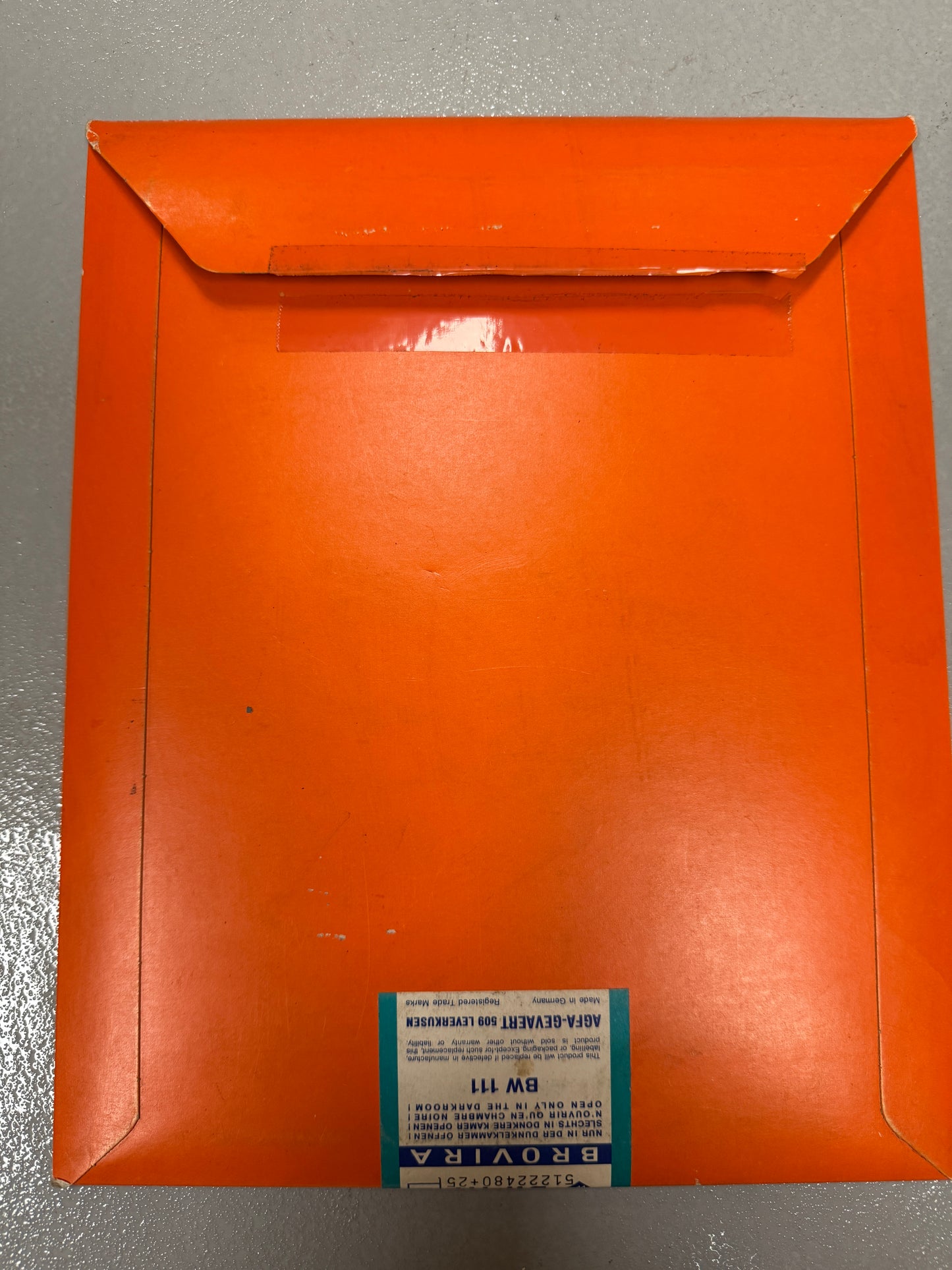 Agfa Brovira Photo Paper 25 Sheets 8x10 inch BW 111 2