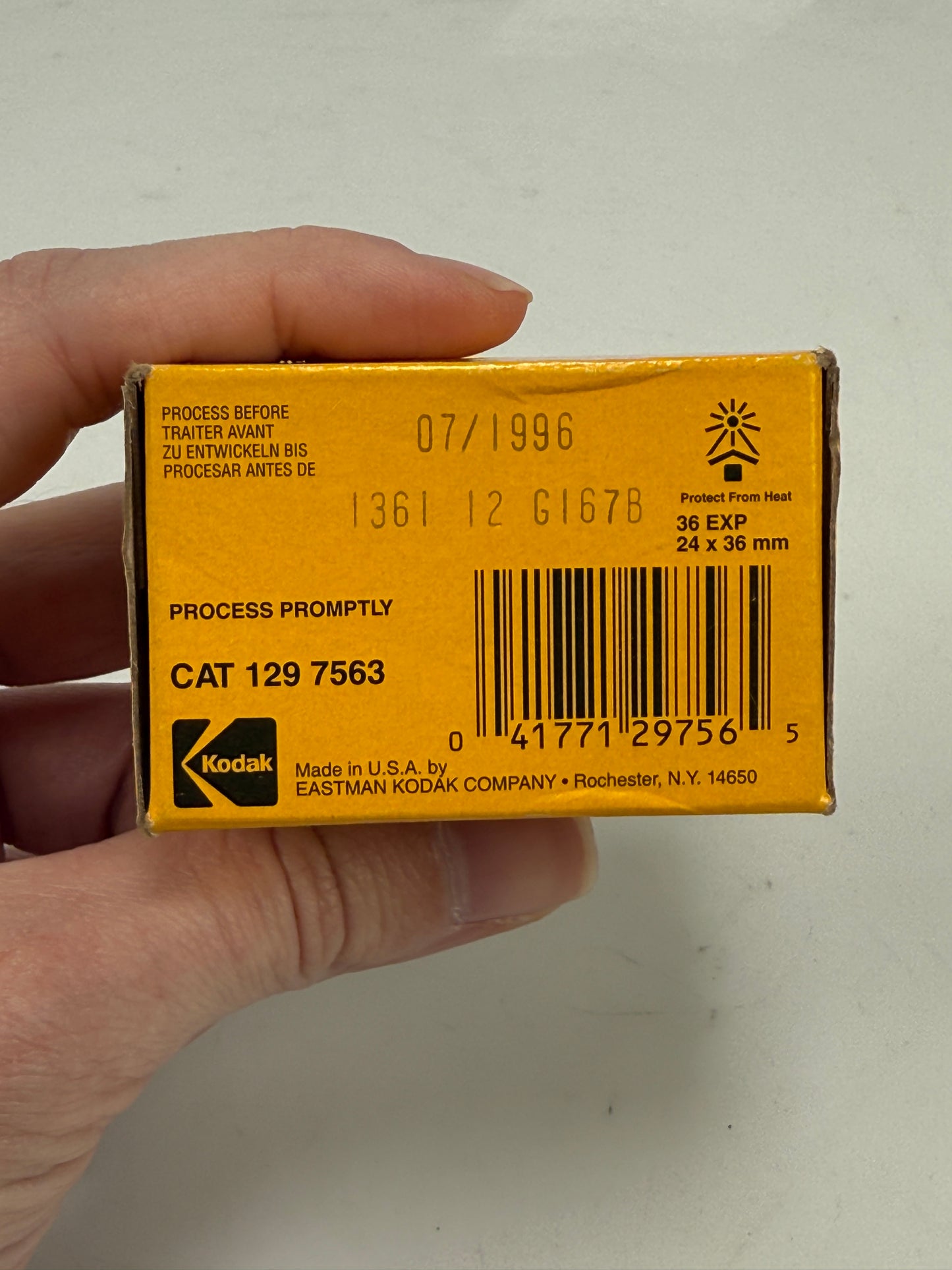 Kodak Technical Pan Film Estar-AH Base 35mm 36exp TP 135-36