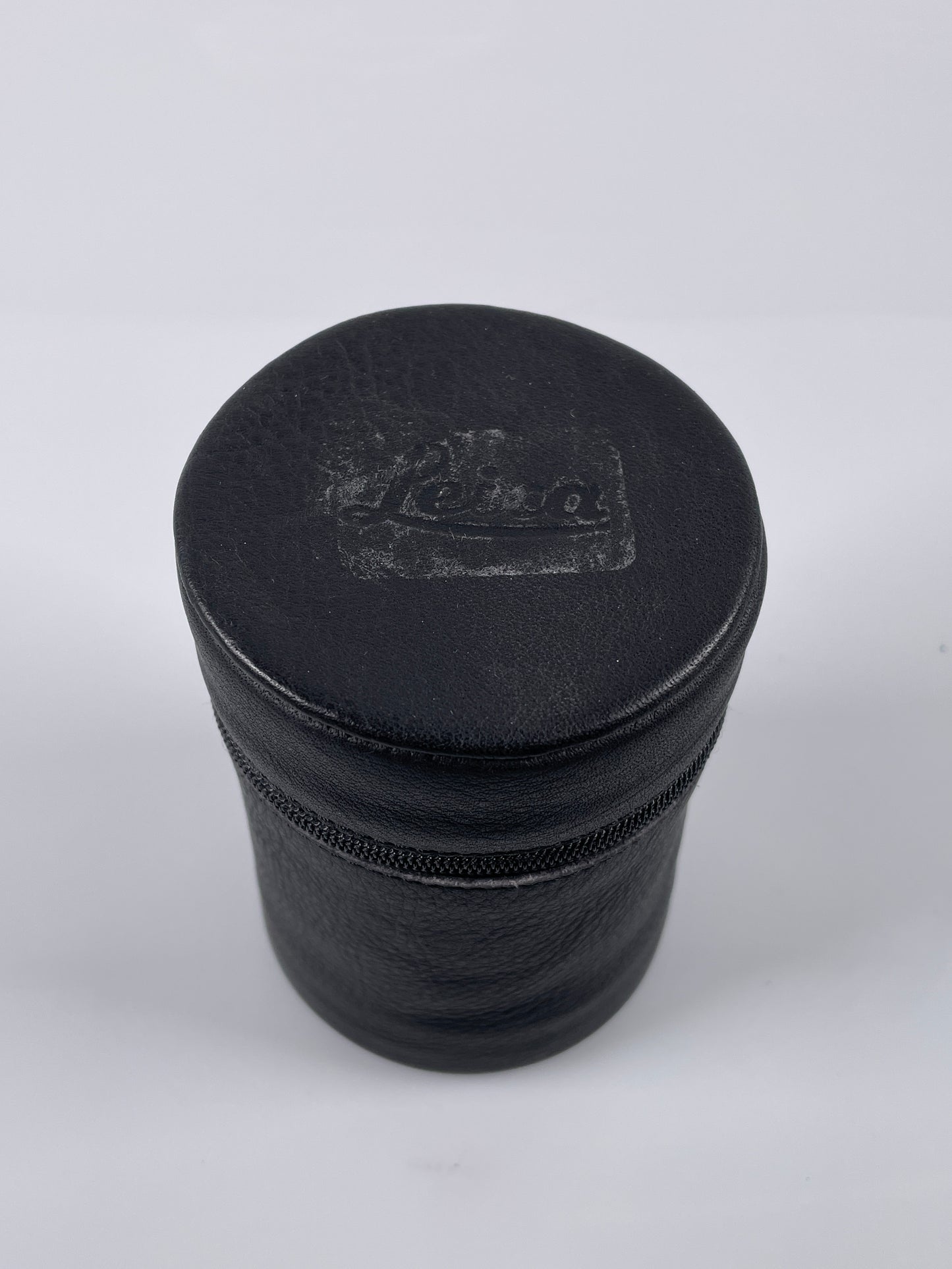 Leica E. Leitz Black Leather Lens Case for R lens
