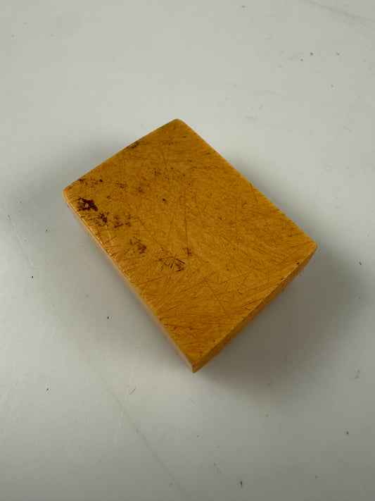 Mahjong Vintage Butterscotch Bakelite #5 Tile