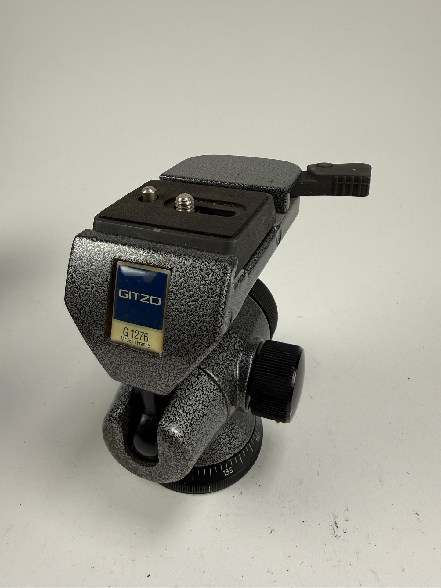 Gitzo G1276 Tripod Head Pan Tilt France Pro Camera Mount w/ Plate for tripod
