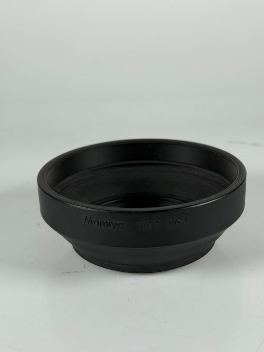 Mamiya Rubber Lens Hood M77 #1 No1 screw on