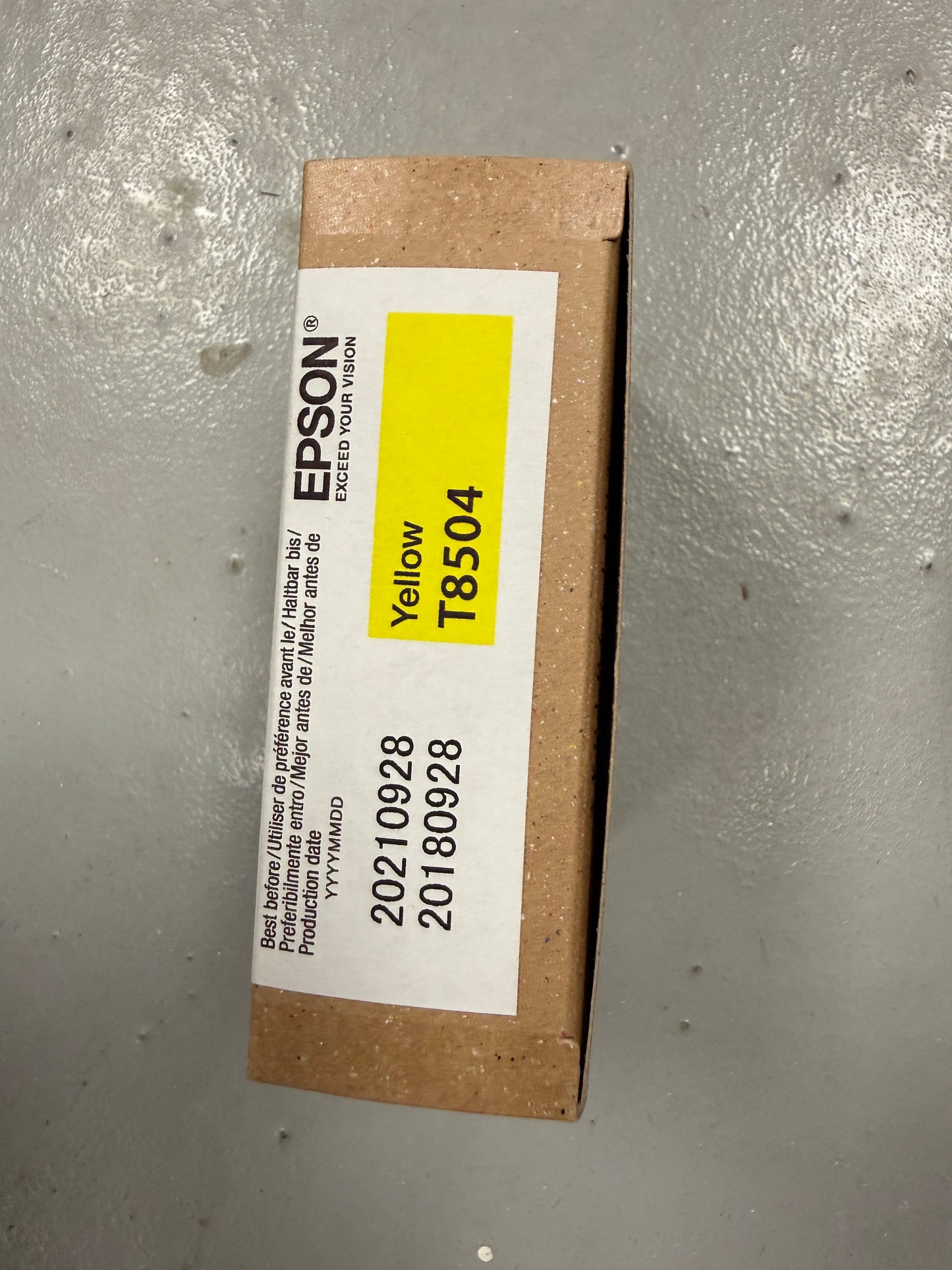 New: Epson T8504 Yellow Ultra Chrome HD Ink For SC-P800 Exp 2021