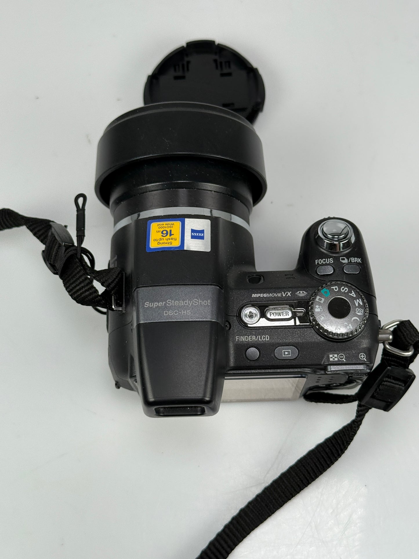 Sony Cyber Shot DSC-H5 Black 7.2 MP Digital Super Steady Shot Camera
