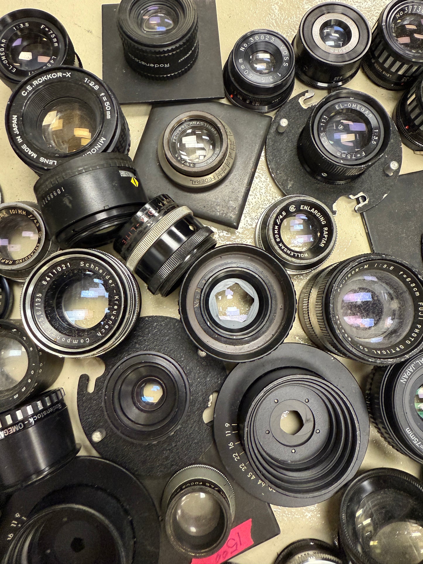 Schneider, Kodak, rodenstock, etc Lens Lot enlarging darkroom
