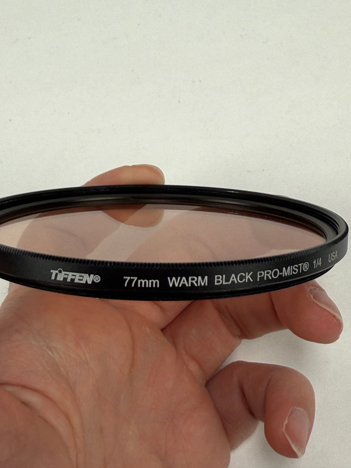 Tiffen 77mm Warm Black Pro-Mist 1/4 Filter Halation Diffusion Filter