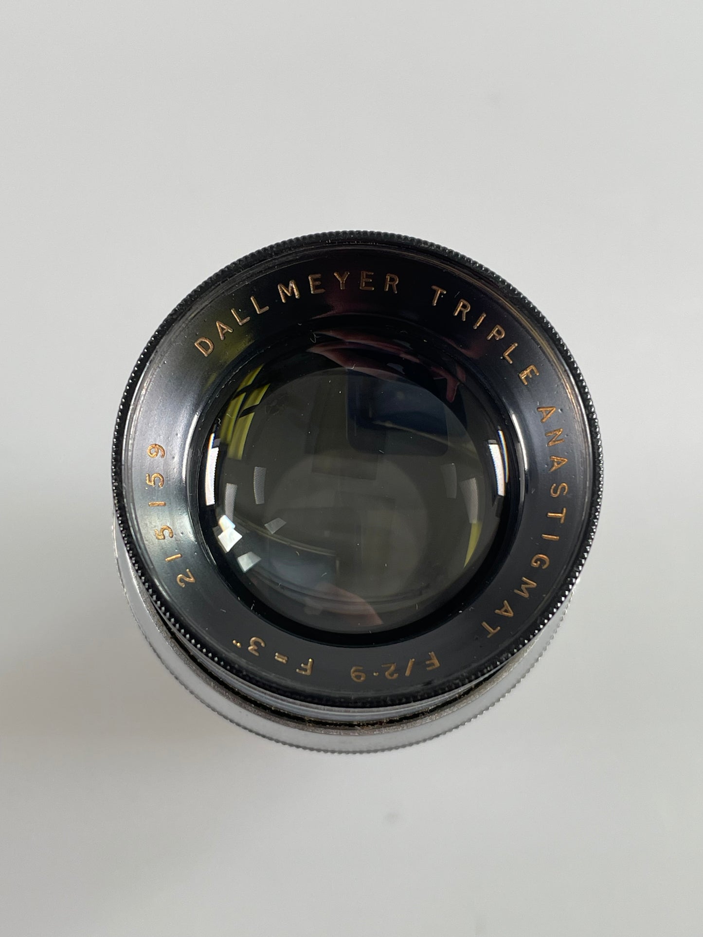 Dallmeyer 3in f2.9 Triple Anastigmat camera lens Cinema C mount