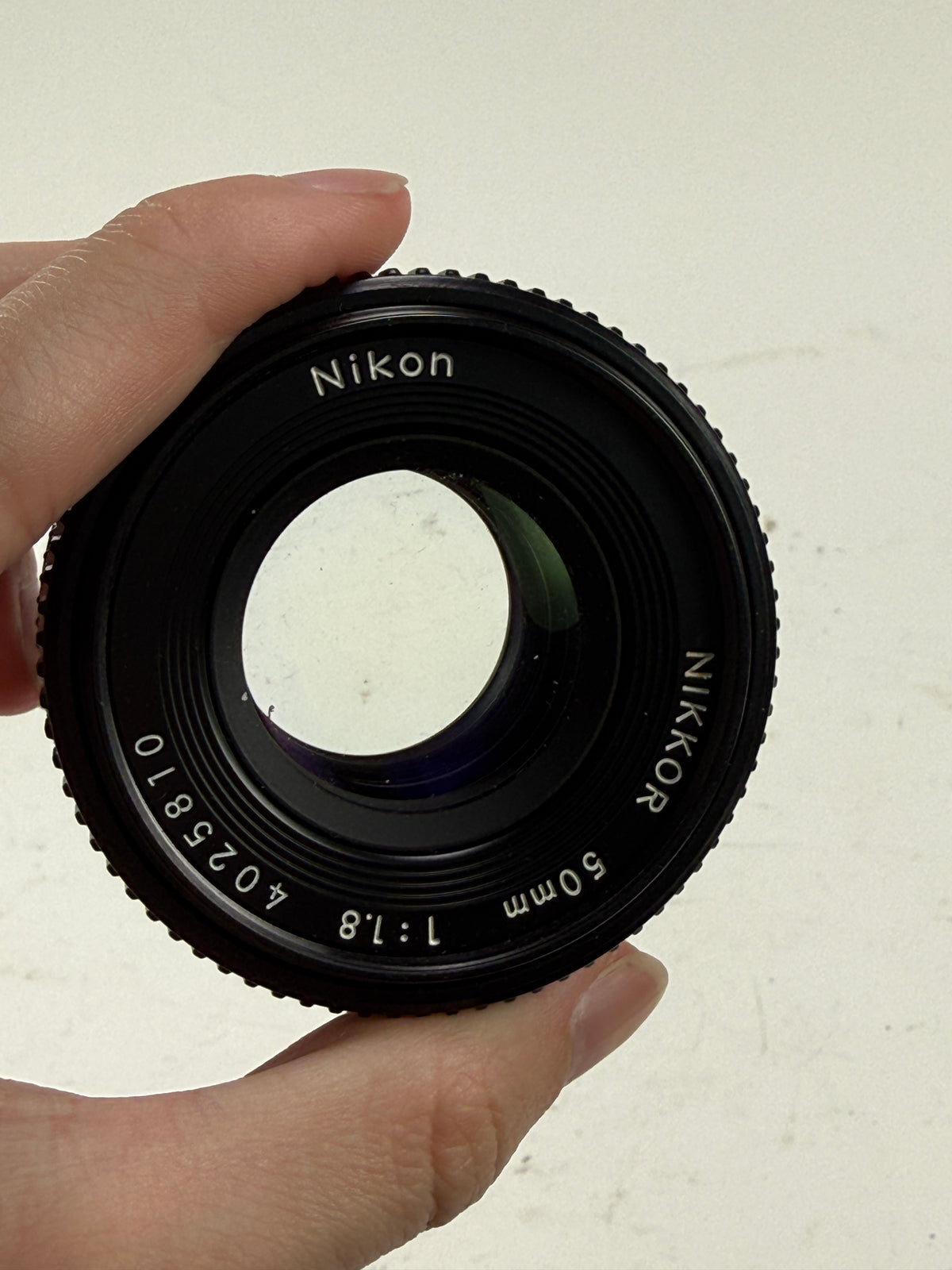Nikon Nikkor Ai-s AIS 50mm f1.8 Lens Prime Pancake SLR Late