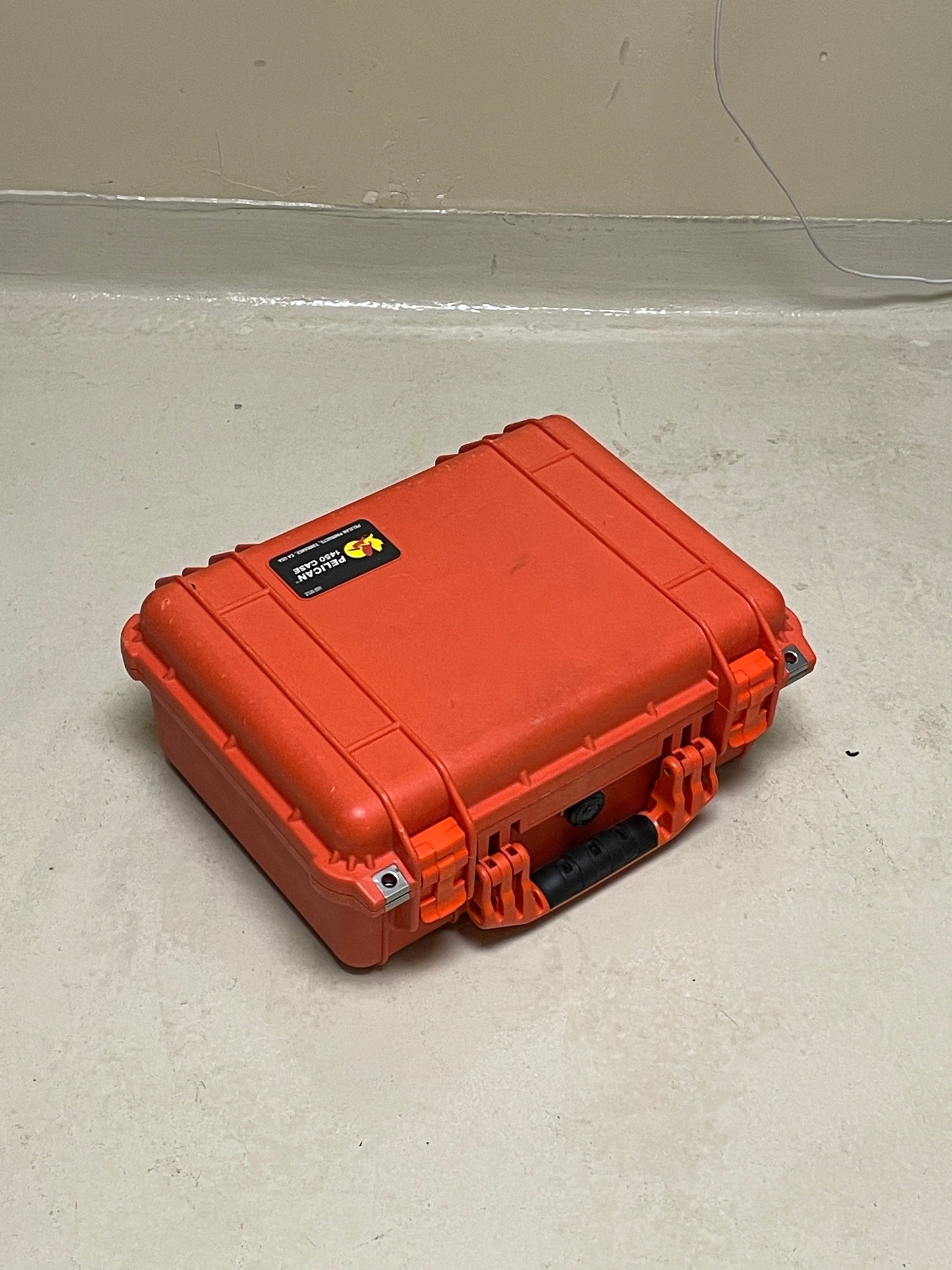 Pelican 1450 Hard Case (Orange)