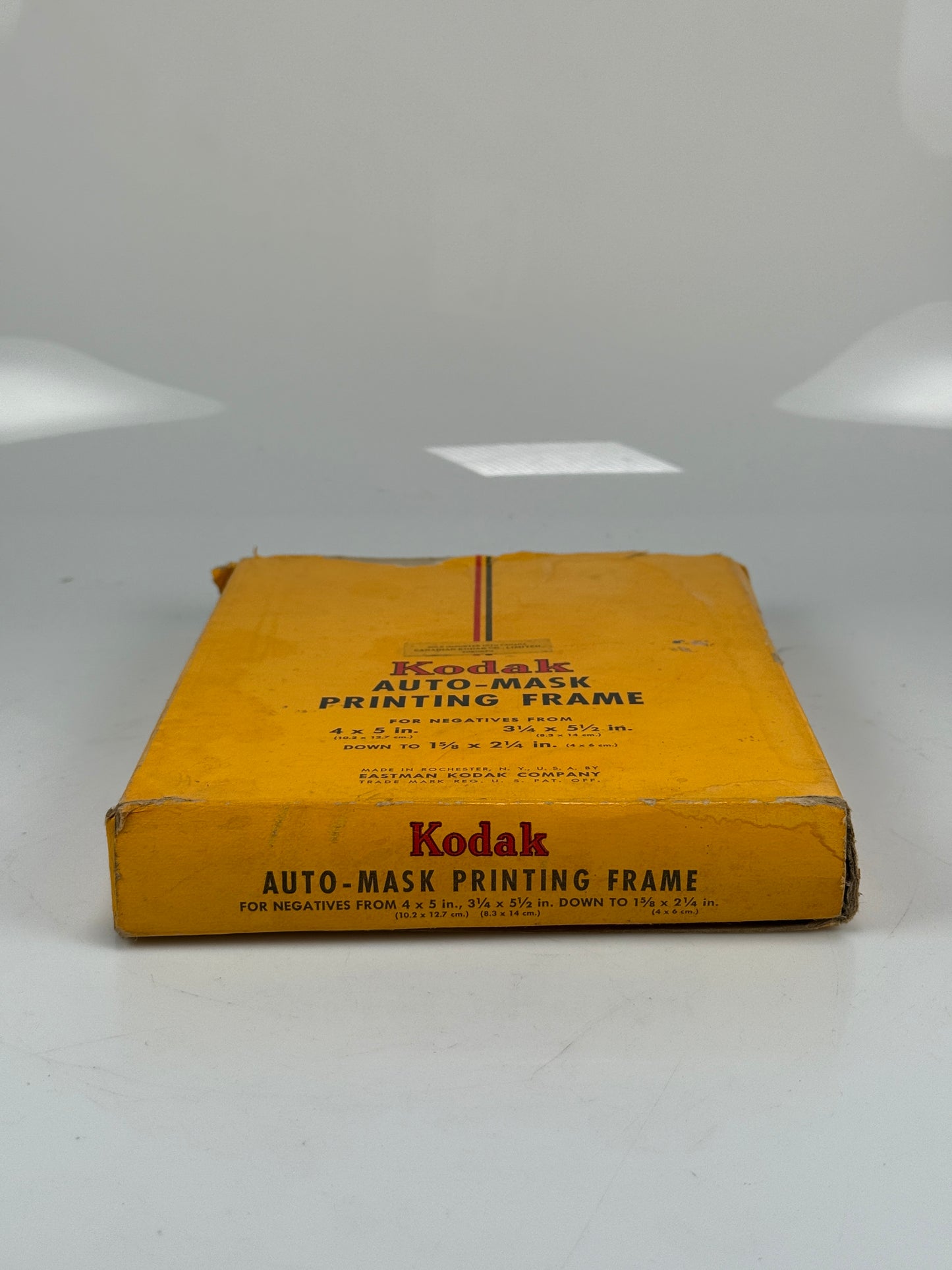 Eastman Kodak 4x5 Inch Adjustable Auto Mask Wood Contact Print Frame