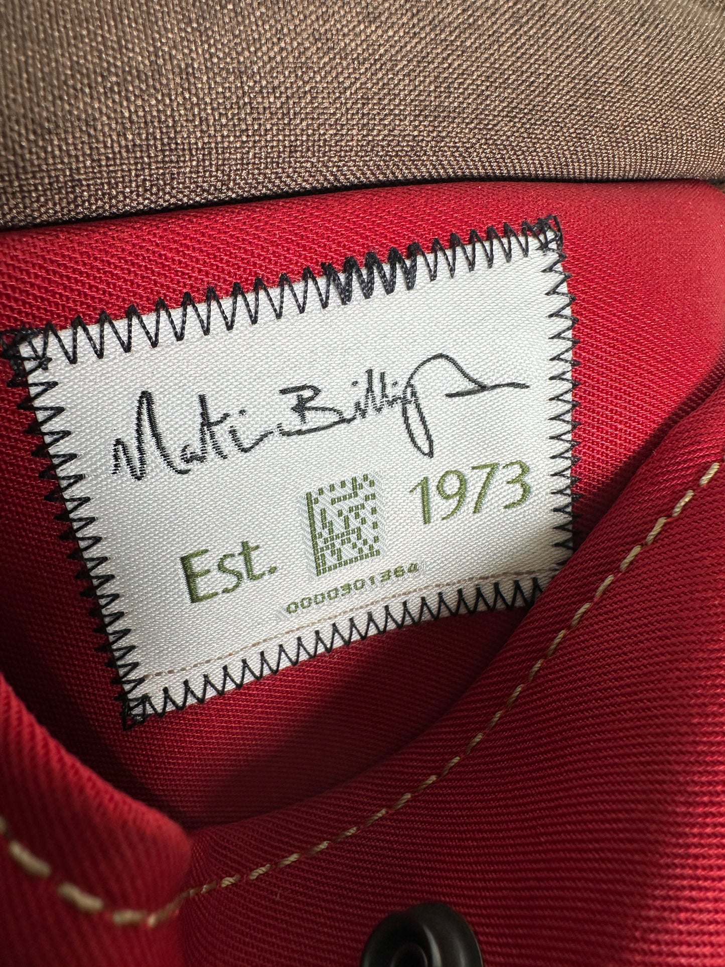 Billingham Hadley Shoulder Bag Small (Burgundy w/Chocolate Leather Trim)