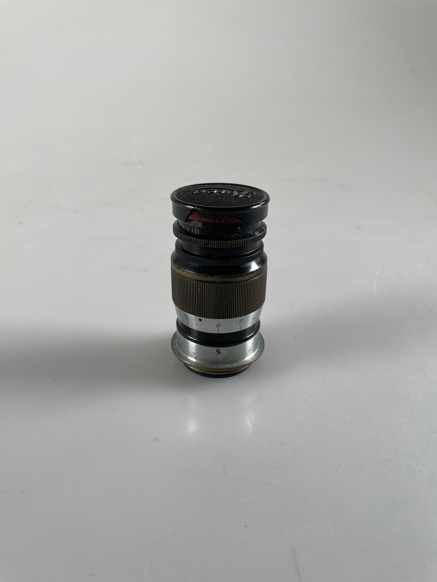 Leica Elmar 90mm 9cm f4 Black Ltm screwmount lens